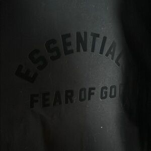 Fear of God Essentials Black Hoodie